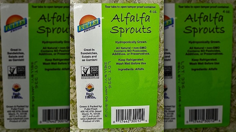 Fullei Fresh alfalfa sprouts