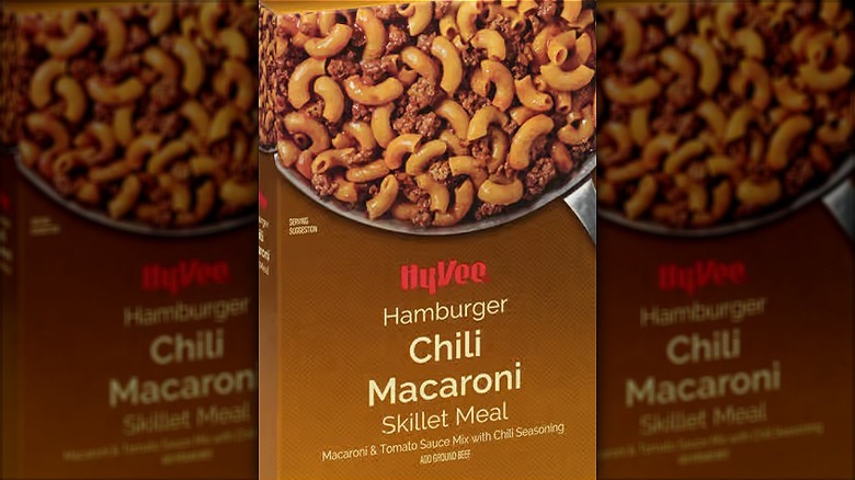 Hy-Vee Hamburger Chili Macaroni Skillet Meal