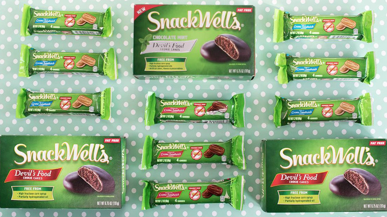 variety of SnackWell's cookies