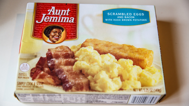 Aunt Jemima frozen breakfast packaging