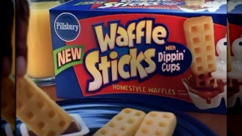 Box of Pillsbury Waffle Sticks