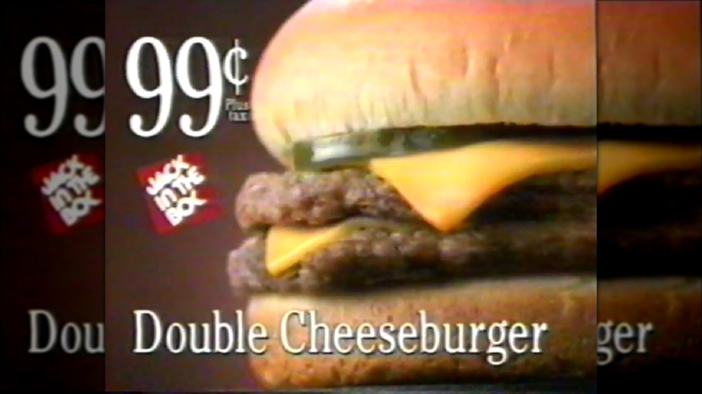 Jack in the Box burger ad