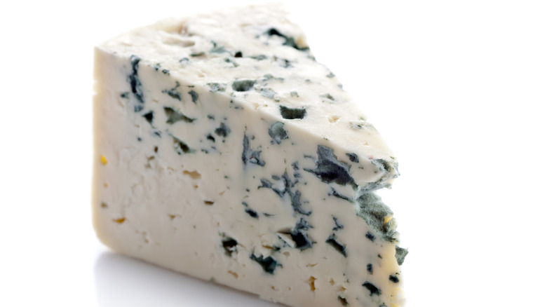 gorgonzola cheese wedge