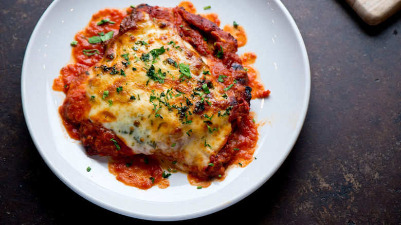 chicken parm dish