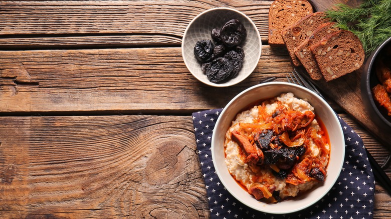 beef stew and prunes