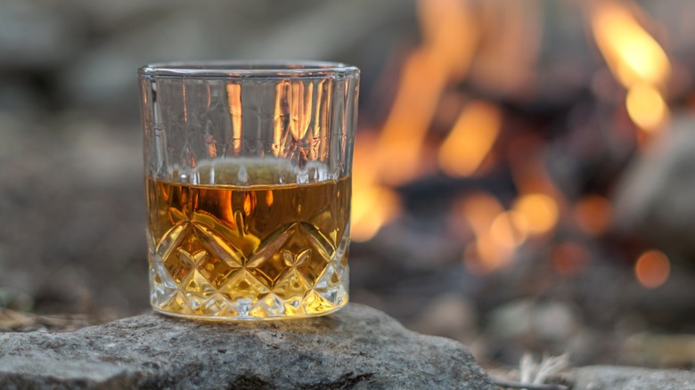 whiskey by a fire
