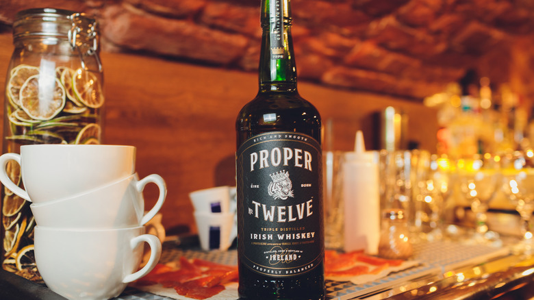 Bottle of Proper No. Twelve Irish whiskey