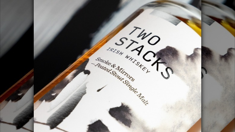 Two Stacks Smoke & Mirrors whiskey label