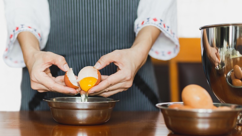 Separating egg whites and yolks