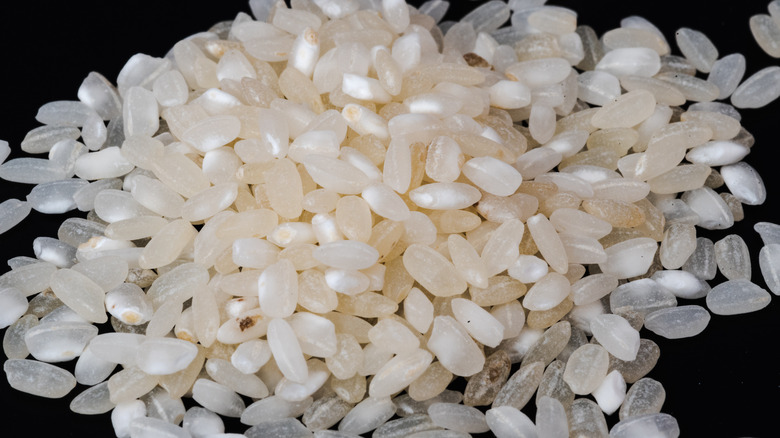 Bomba rice close up