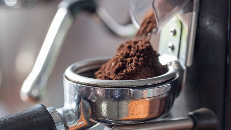 grinder in espresso machine