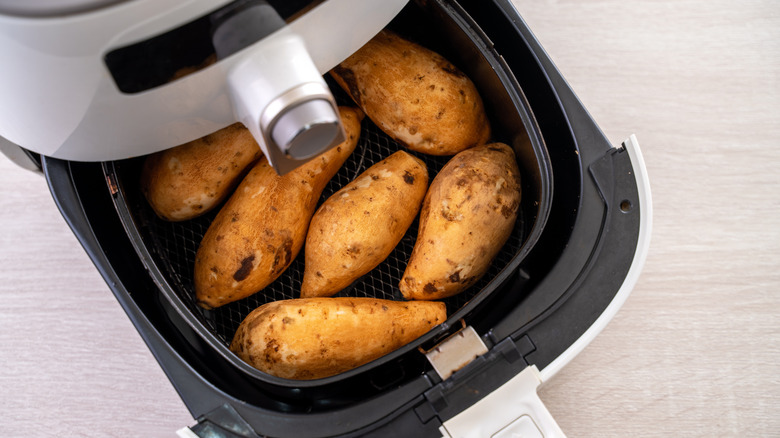 roasted sweet potatoes in air fryer