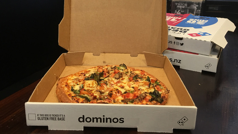 Domino's pizza in a box