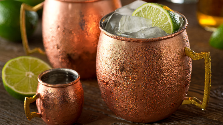 Hennessy mule cocktails