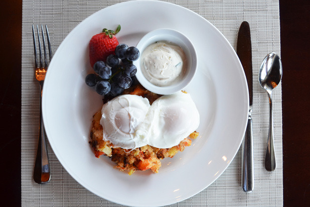 4. The Maine Lobster Hash at Castle Hill Inn, Newport, R.I. 