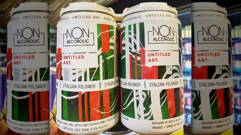 Cans of Italian Pilsner