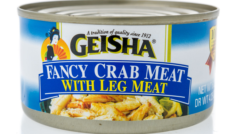 Geisha canned crabmeat