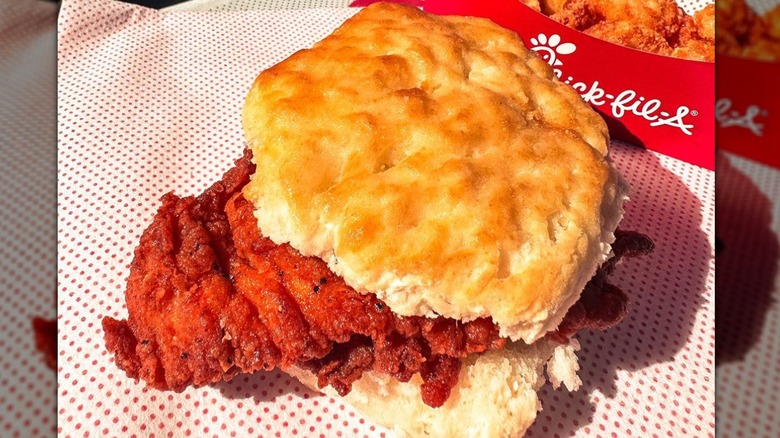 Chick-fil-A's Spicy Chicken Biscuit