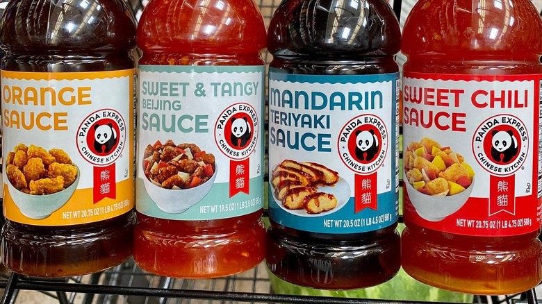 Panda Express sauces in shopping cart