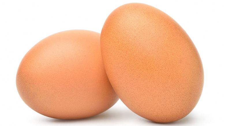 two eggs