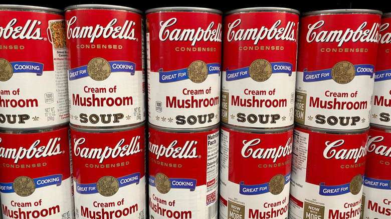 Campbell's cream of mushroom soup