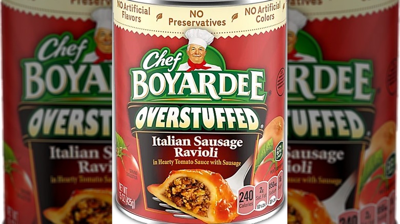 Chef Boyardee Overstuffed Italian Sausage Ravioli