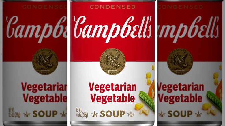 Campbell's vegetarian vegetable soup