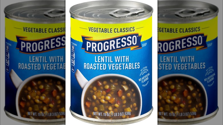 Progresso lentil with roasted vegetables