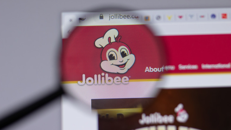 Jollibee logo zoomed in