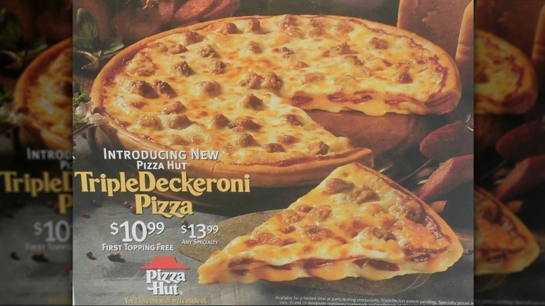 Pizza Hut Triple Deckeroni ad