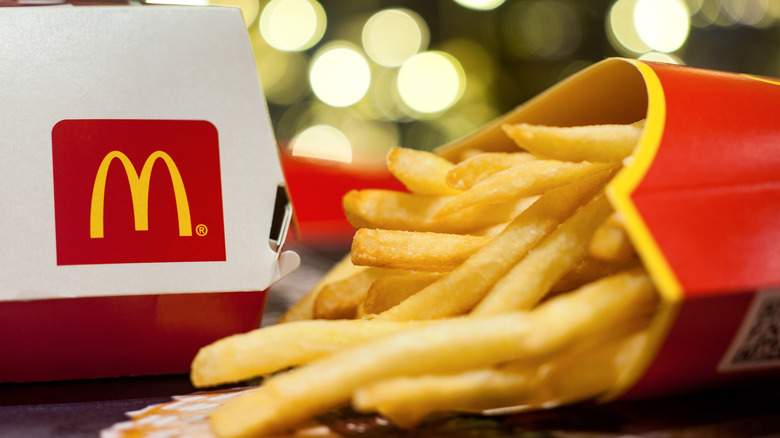 McDonald's box and fries