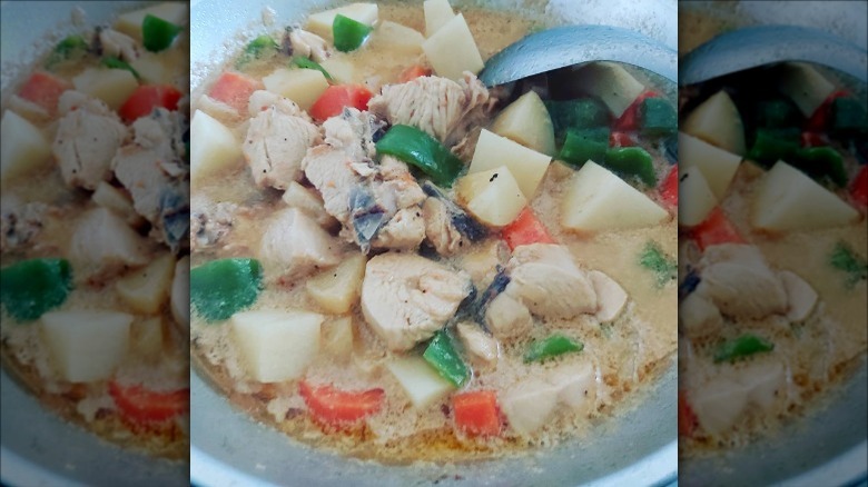 Chicken and pineapple dish