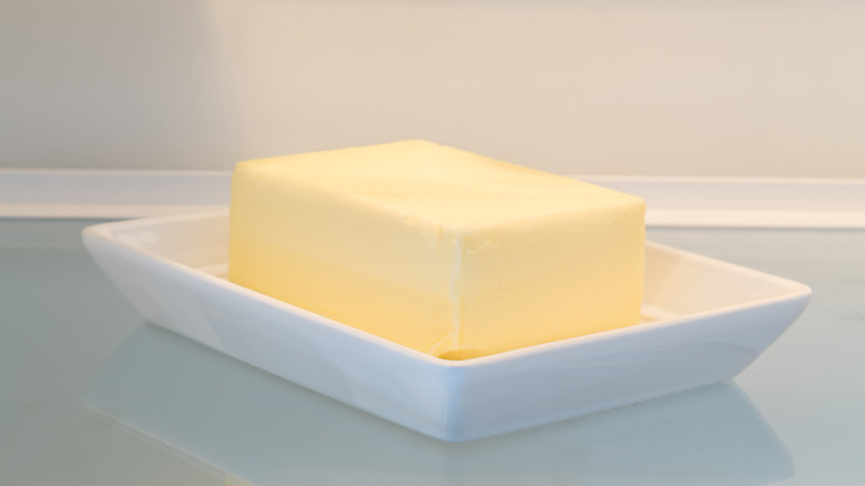 Butter in the fridge