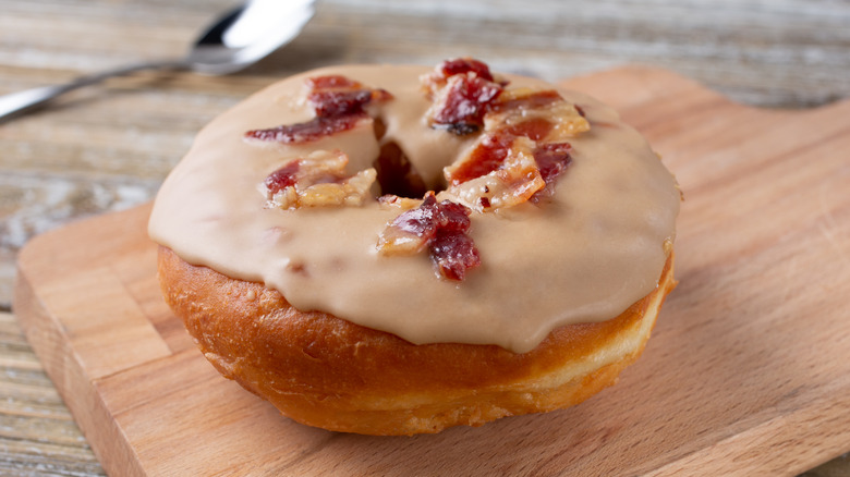 Maple bacon donut