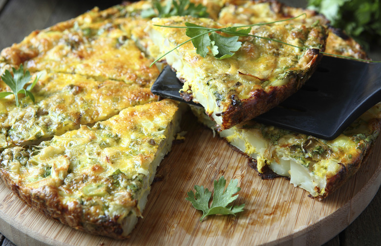 Slow-Cooker Spinach and Ham Frittata