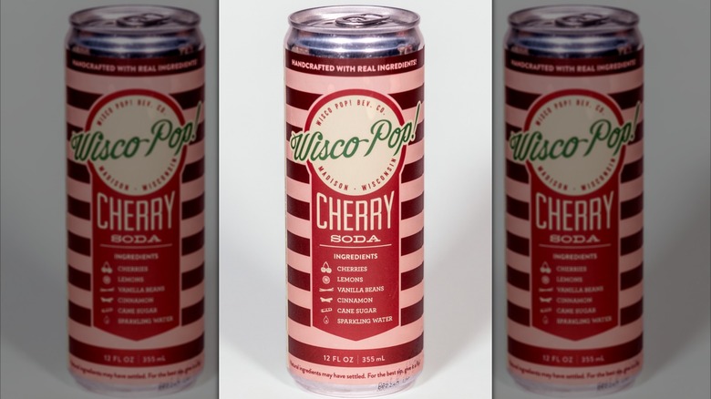 Can of Wisco Pop! Cherry Soda