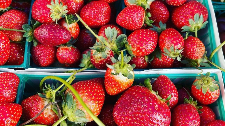 containers of seascape strawberries