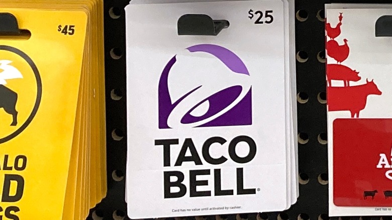 Taco Bell gift card