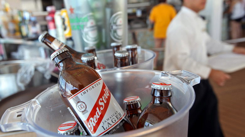 Ice buckets full of beer