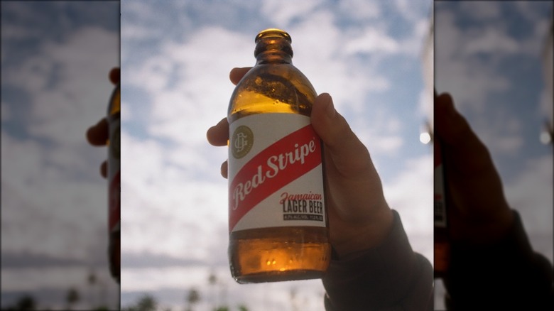 Red Stripe bottle