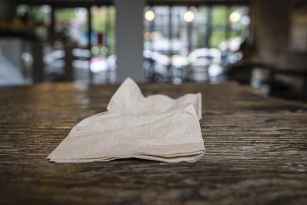 Leave Dirty Tissues on the Table