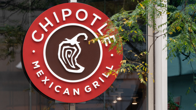 Chipotle sign