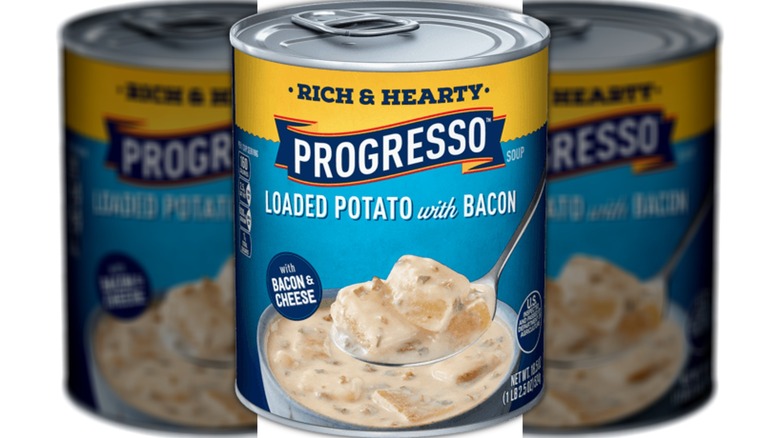 Progresso potato and bacon soup