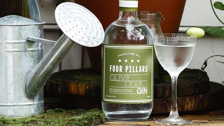 four pillars olive leaf gin