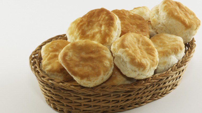 Basket of rolls