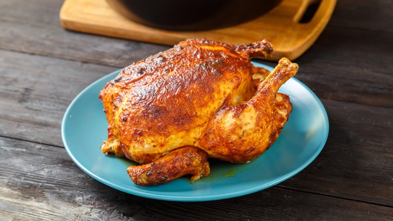 spice rubbed whole chicken