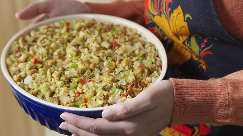 Bowl of stuffing