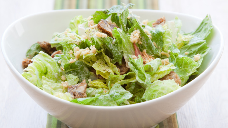 Large bowl of salad