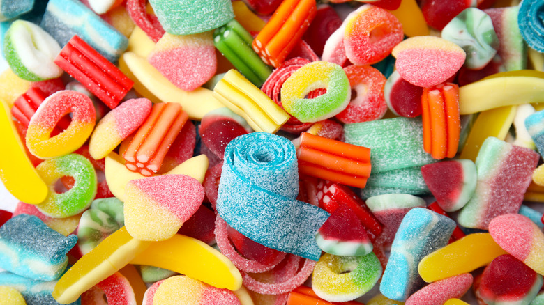 pile of colorful candy