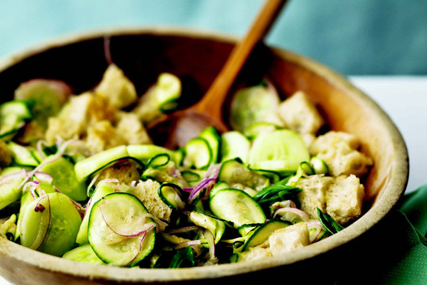 5. Cucumber and Zucchini Panzanella Recipe